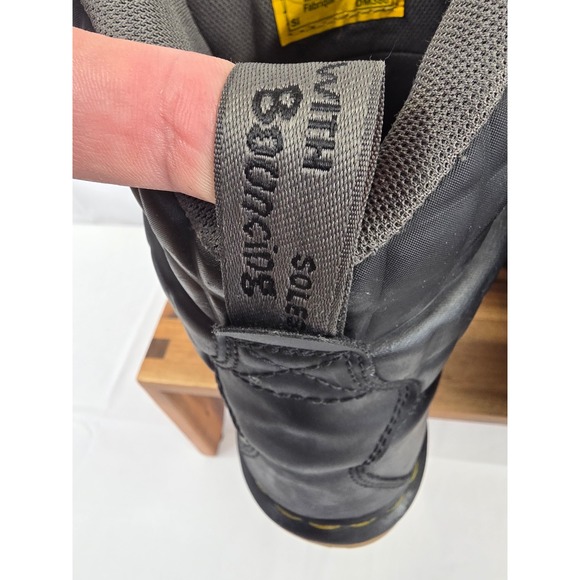 Dr Martens Industrial Aluminum Toe Safety Work Boots Black Mens Size 14 Slip Res - Picture 4 of 15